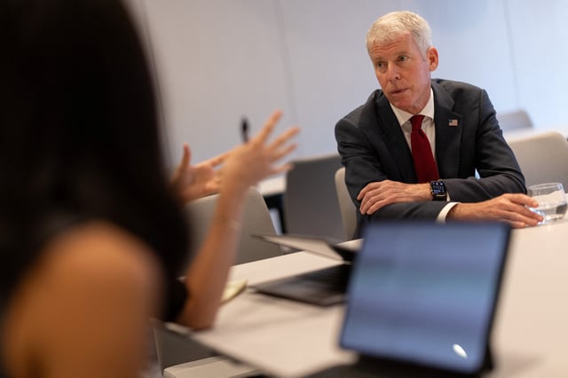 U.S. Department of Energy Secretary Chris Wright attends a Reuters Next event in Manhattan, New York City, U.S., September 25, 2025.REUTERS/Carlos Barria