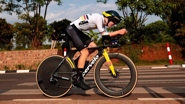 Benedikt Benz während der Radsport-WM in Ruanda