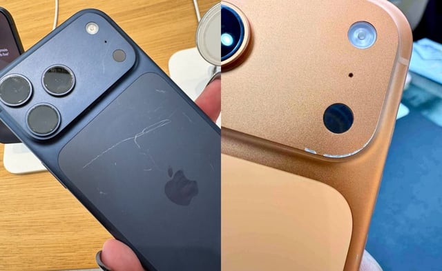 Los arañazos en el iPhone 17 Pro han sido conocidos como el ‘scratchgate’. (Foto: @tarekbadrsh)