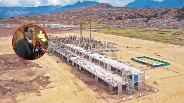 Martín Vizcarra y "una veintena de funcionarios" serán investigados por el MTC ante controversia por el caso Kuntur Wasi, informó el ministro César Sandoval. Composición: Gestión / Foto: MTC - GEC