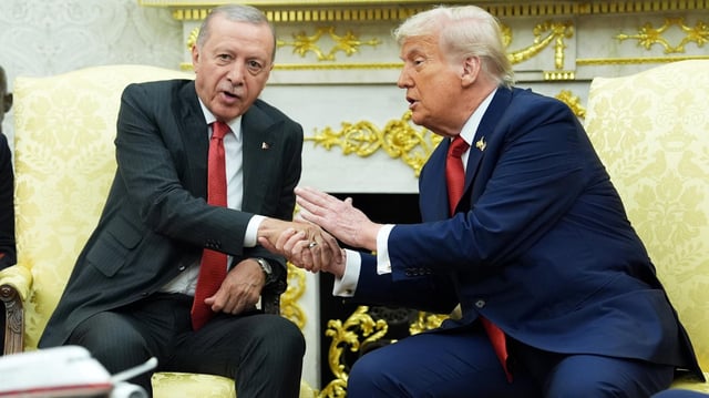 Donald Trump empfängt Recep Tayyip Erdoğan