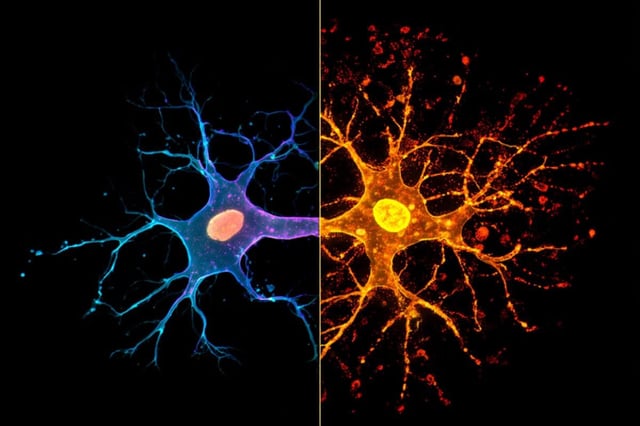 In effect, NR3C1 serves as an early ‘brake’ that prevents over-activation of astrocyte immune programs in adulthood. Credit: Neuroscience News