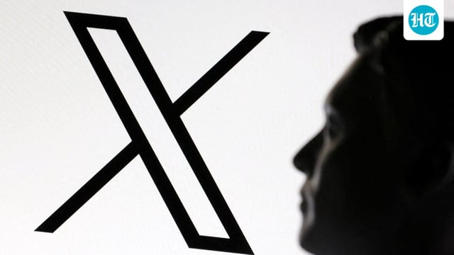 A 3D-printed miniature model of Elon Musk and the X logo are seen in this illustration taken January 23, 2025.