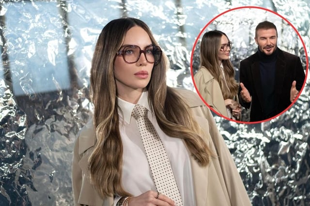 Así fue su encuentro entre Belinda y David Beckham en la Milan Fashion Week 2025