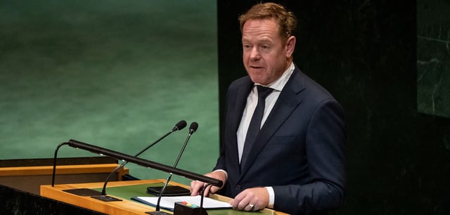 Der niederländische Einwanderungsminister David Van Weel