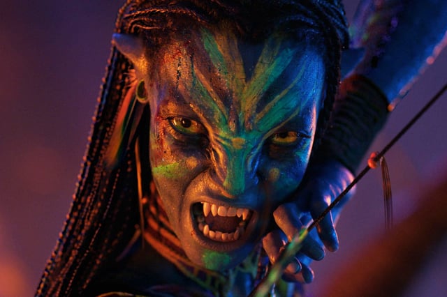 Zoe Saldaña en la película "Avatar: Fire and Ash" (Foto: 20th Century Studios)