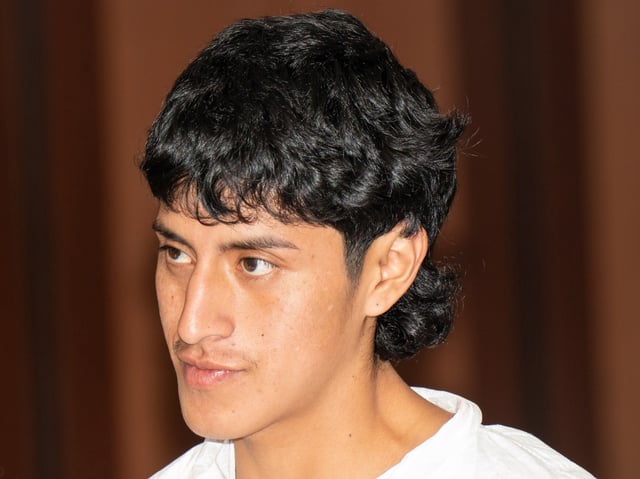 Luis Pallchisaca, 21, is pictured during his arraignment at Queens Criminal Court in Queens, New York, on Thursday, Sept. 25, 2025. (Theodore Parisienne / New York Daily News)