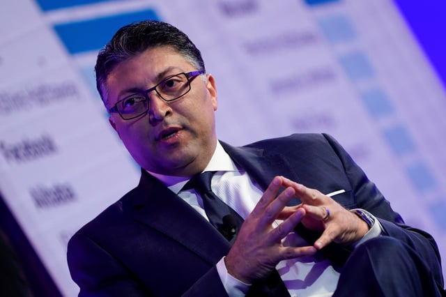 Makan Delrahim, assistant Attorney General, Antitrust Division, U.S. Department of Justice speaks at the WSJTECH live conference in Laguna Beach, California, U.S. October 22, 2019.    REUTERS/ Mike Blake/File Photo