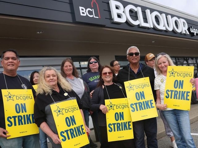 Another 37 B.C. Liquor stores are closed after more B.C. General Employees Union members walked off the job.