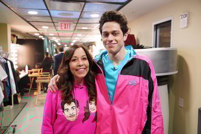 Amy Davidson and Pete Davidson on Saturday, May 11, 2019.