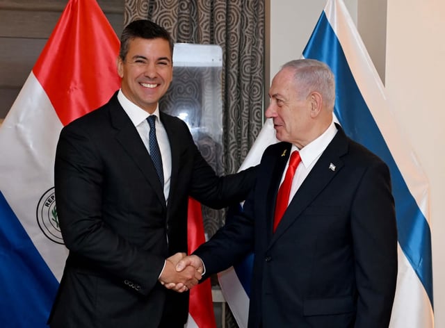Netanyahu Meets Paraguayan President in New York, Praises Strong Support for Israel