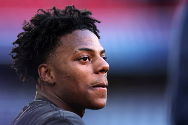 MUNICH, GERMANY – MAY 30: IShowSpeed, American YouTuber and online streamer looks on during a Paris Saint-Germain training session ahead of the UEFA Champions League Final 2025 between Paris Saint-Germain and FC Internazionale Milano at Munich Football Arena on May 30, 2025 in Munich, Germany. 