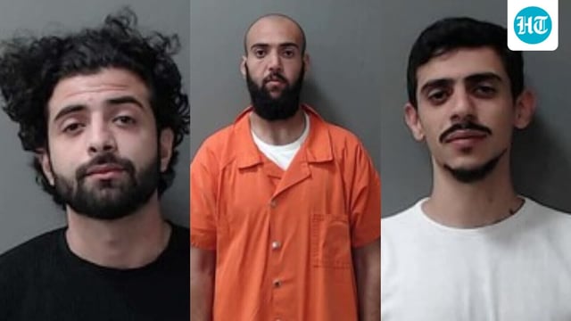The three were arrested for shooting in the direction of a field where a baseball coach and players were engaged in a pregame prayer. 
