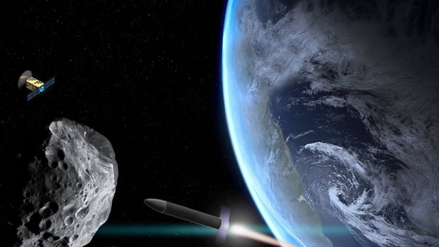 Un asteroide podría impactar en la Luna y la NASA considera un riesgoso plan lanzando un arma nuclear