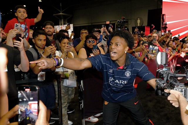 IShowSpeed attends Fanatics Fest NYC 2025 at Javits Center on June 21, 2025 in New York City. 