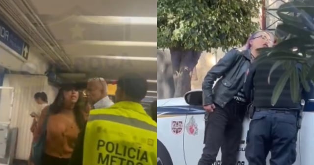 En las últimas horas, "Lady Patadas" y "Lady Metro" se hicieron virales en redes sociales debido a que agredieron, en dos hechos distintos, a policías de la Secretaría de Seguridad Ciudadana. Foto: Captura de pantalla de video
