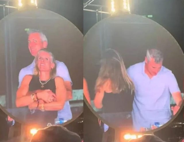Andy Byron y Kristin Cabot, descubiertos por la ‘kiss cam’.