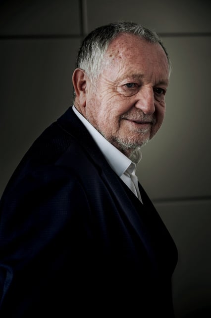 Jean-Michel Aulas, ex-président de l'Olympique lyonnais, en 2023 à Décines.