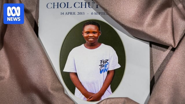 Order of service for a boy's funeral