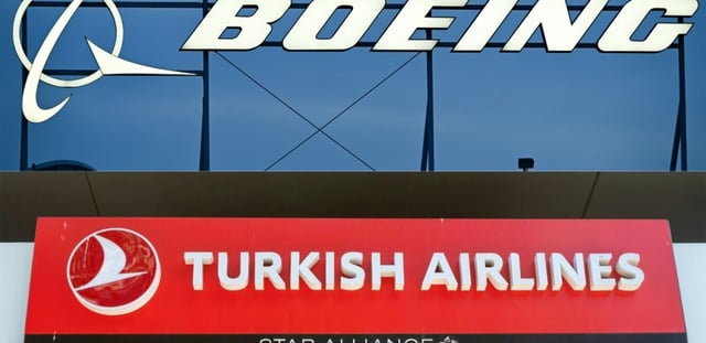 Turkish Airlines a annoncé vendredi la commande ferme de 225 avions américains Boeing