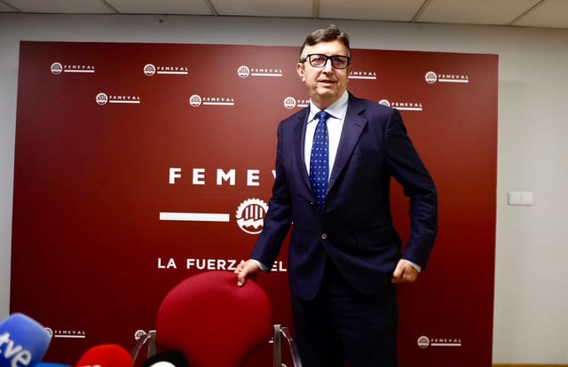 Vicente Lafuente, hoy, en la sede de Femeval
