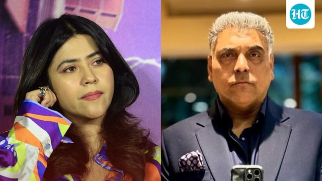 Ektaa Kapoor reacts to taking a dig at Ram Kapoor's weightloss.