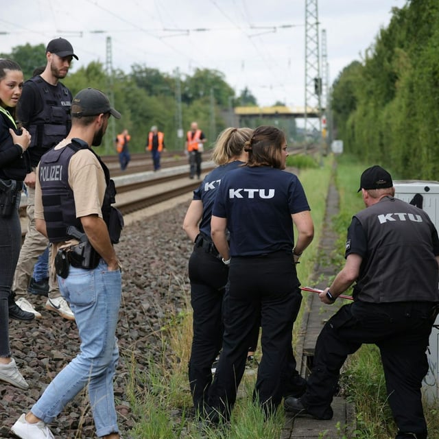 Auf die wichtige Nord-Süd-Strecke der Deutschen Bahn wurden im Sommer mehrere Brandanschläge verübt.