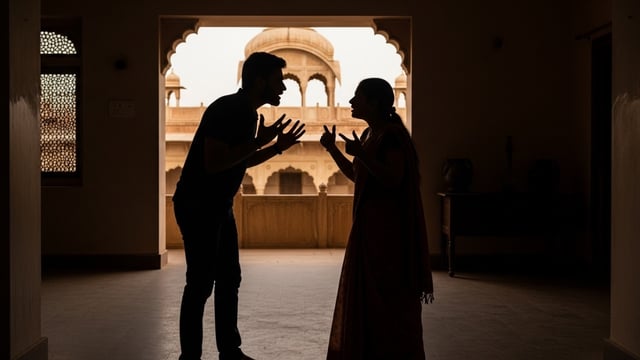 couple fighting 