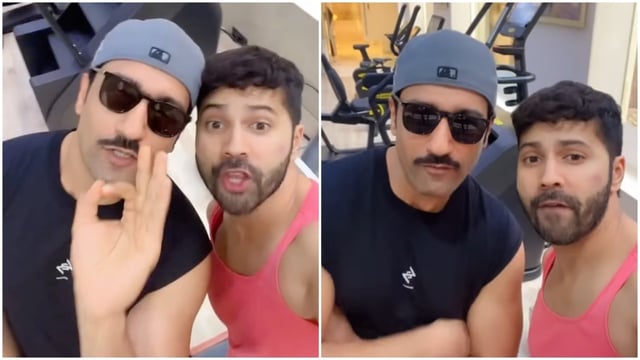 Vicky Kaushal, Varun Dhawan groove to Perfect, internet calls it a hit.