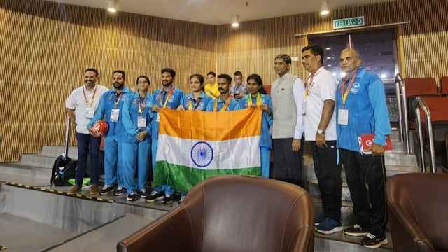 Team India At The Special Olympics Asia Pacific Badminton Competition | Image:  X/@SOlympicsBharat