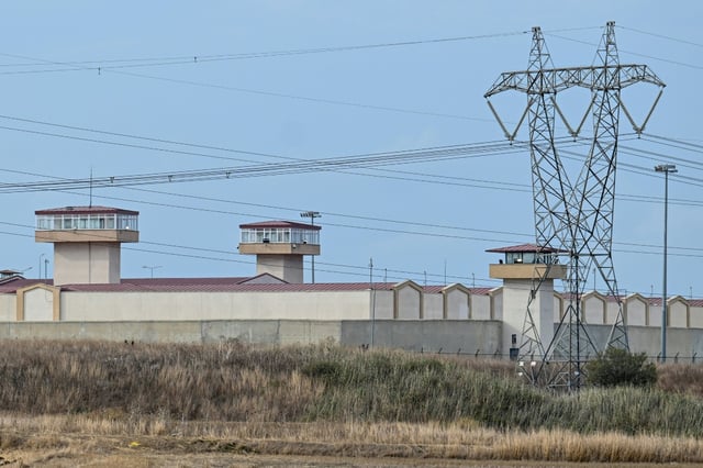 La prison de Silivri, où le maire d'Istanbul Ekrem Imamoglu est emprisonné, le 26 septembre 2025 à Istanbul, en Turquie