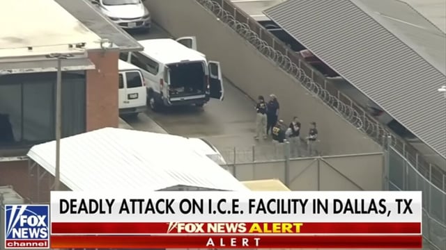 attack on ICE facility, Dallas