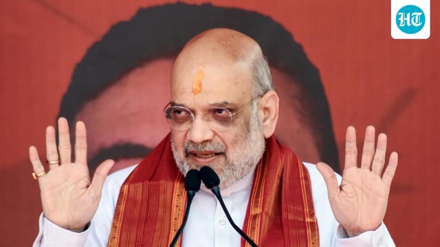 Union home minister Amit Shah condoled the death of 11 people who were electrocuted in Kolkata and South 24 Parganas on Tuesday after heavy rains battered the city (ANI)