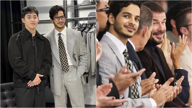 Homebound Actor Ishaan Khatter Meets David Beckham, SEVENTEEN S Coups At Milan Fashion Week, Fans Scream 'Three Worlds Collide'