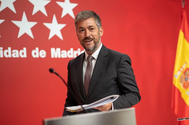 El consejero de Presidencia, Justicia y Administración Local, y portavoz del Gobierno madrileño, Miguel Ángel García Martín.