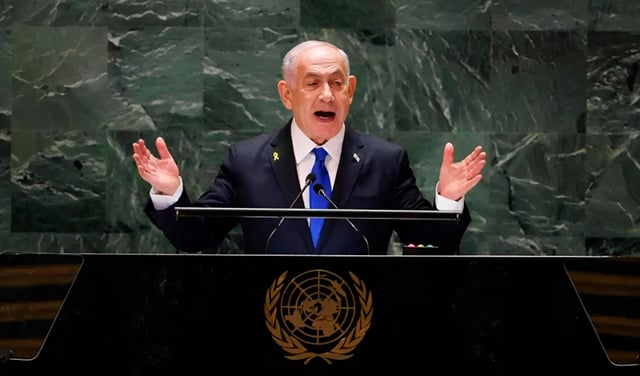 Netanyahu ordena a su Ejército instalar altavoces en Gaza para que los palestinos escuchen su discurso ante la ONU
