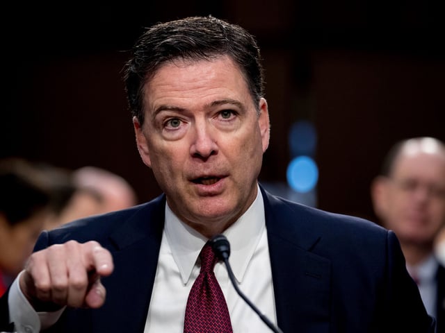 El ex director del FBI, James Comey. Foto: AP