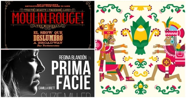Este fin de semana hay teatro y una Feria del maíz. Fotos: auditorio.com.mx/Poster Prima Facie/ Instagram sedemacdmx