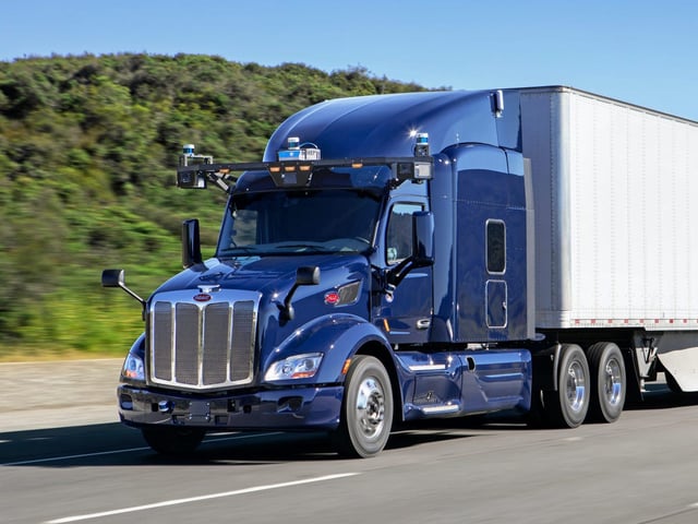Paccar Aurora self driving truck