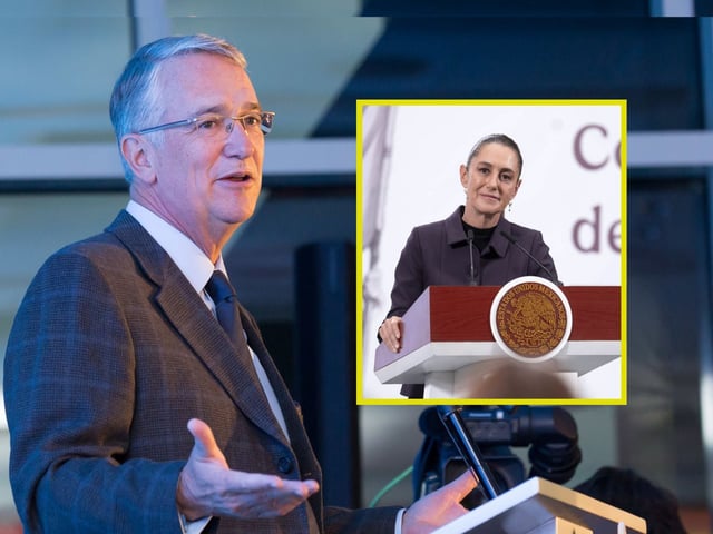 Por qué es improcedente la probable demanda de Salinas Pliego a Sheinbaum en EE.UU. | Crédito: Presidencia/Banco digital GH
