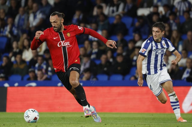Muriqi durante una jugada de ataque durante el partido del pasado miércoles entre Real Sociedad y Real Mallorca