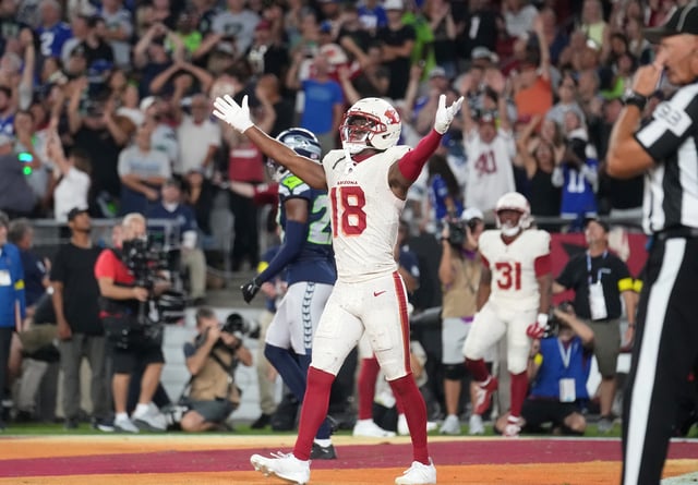 The Arizona Cardinals' Marvin Harrison earned vitriol on social media for a disastrous first half on Thursday Night Football. The tone changed in the second half.