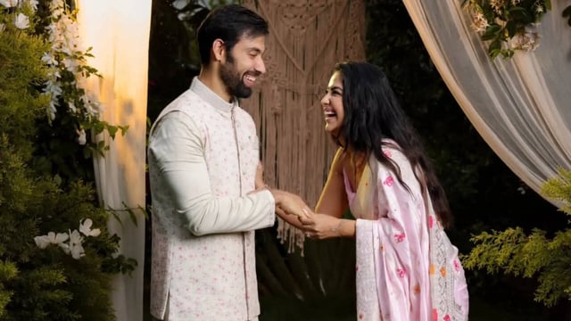 Avika Gor and Milind Chandwani