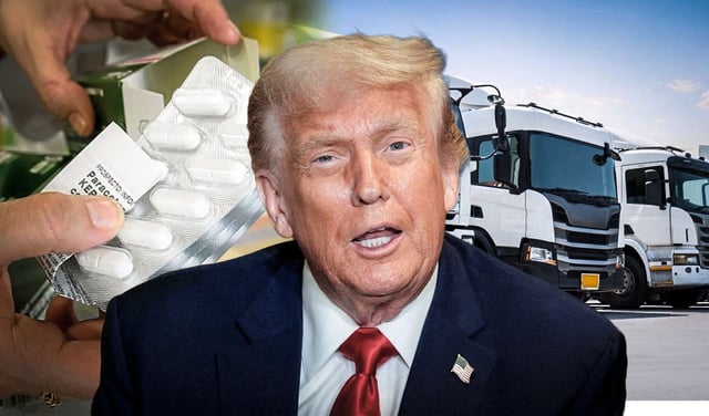 Trump reaviva guerra comercial y anuncia aranceles del 100% a medicamentos no fabricados en Estados Unidos
