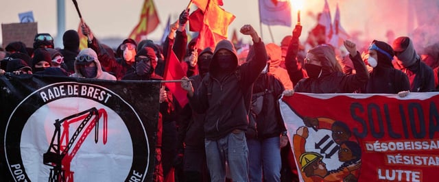 Une manifestation contre l’extrême droite a été organisée à Brest, après une série d’attaques.