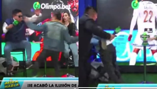 ¡Vergonzoso! Silvio Valencia y ‘Chevaristo’ protagonizan tenso momento que acaba en pelea y se vuelve viral. (Foto: captura de pantalla)