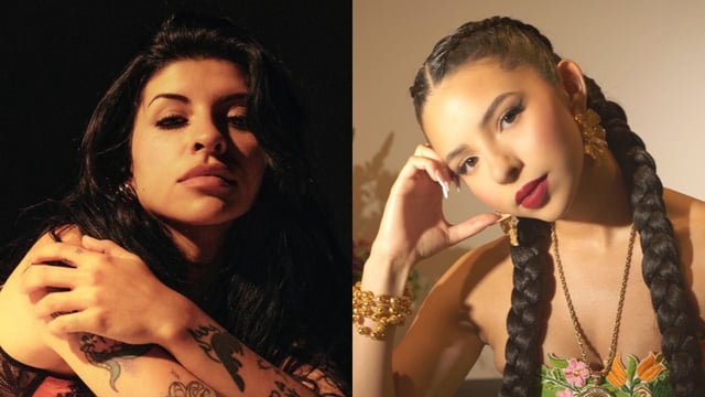 Imágenes de Instagram: @cazzu y @angela_aguilar_