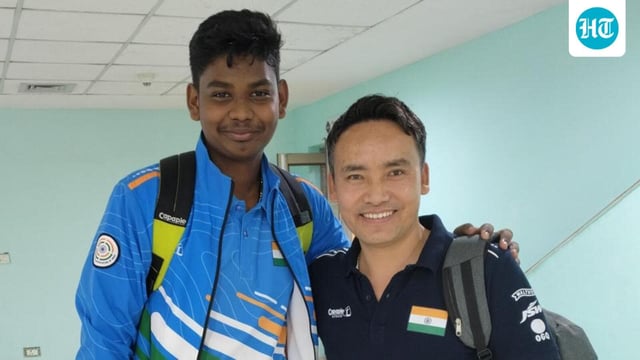 Jonathan Gavin Anthony with Jitu Rai. (HT)