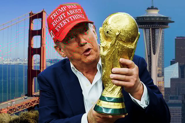El presidente estadounidense, Donald Trump pone en duda la seguridad de ciudades gobernadas por demócratas, como San Francisco y Seattle y amenaza con quitarles la sede del Mundial 2026. (Foto: Especial GH)