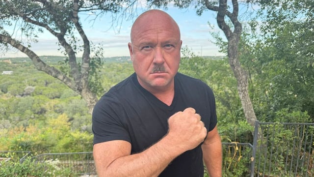 Alex Jones's Hitler Mustache